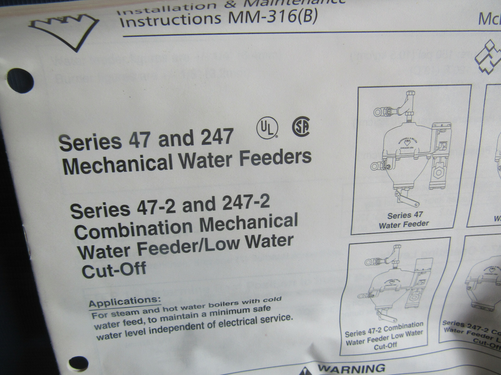Itt Mcdonnell Miller 51 2 Boiler Water Level Control Mechanical