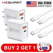 20W Super Fast Charge Wall Charger Adapter USB  Type C Universal Charger US