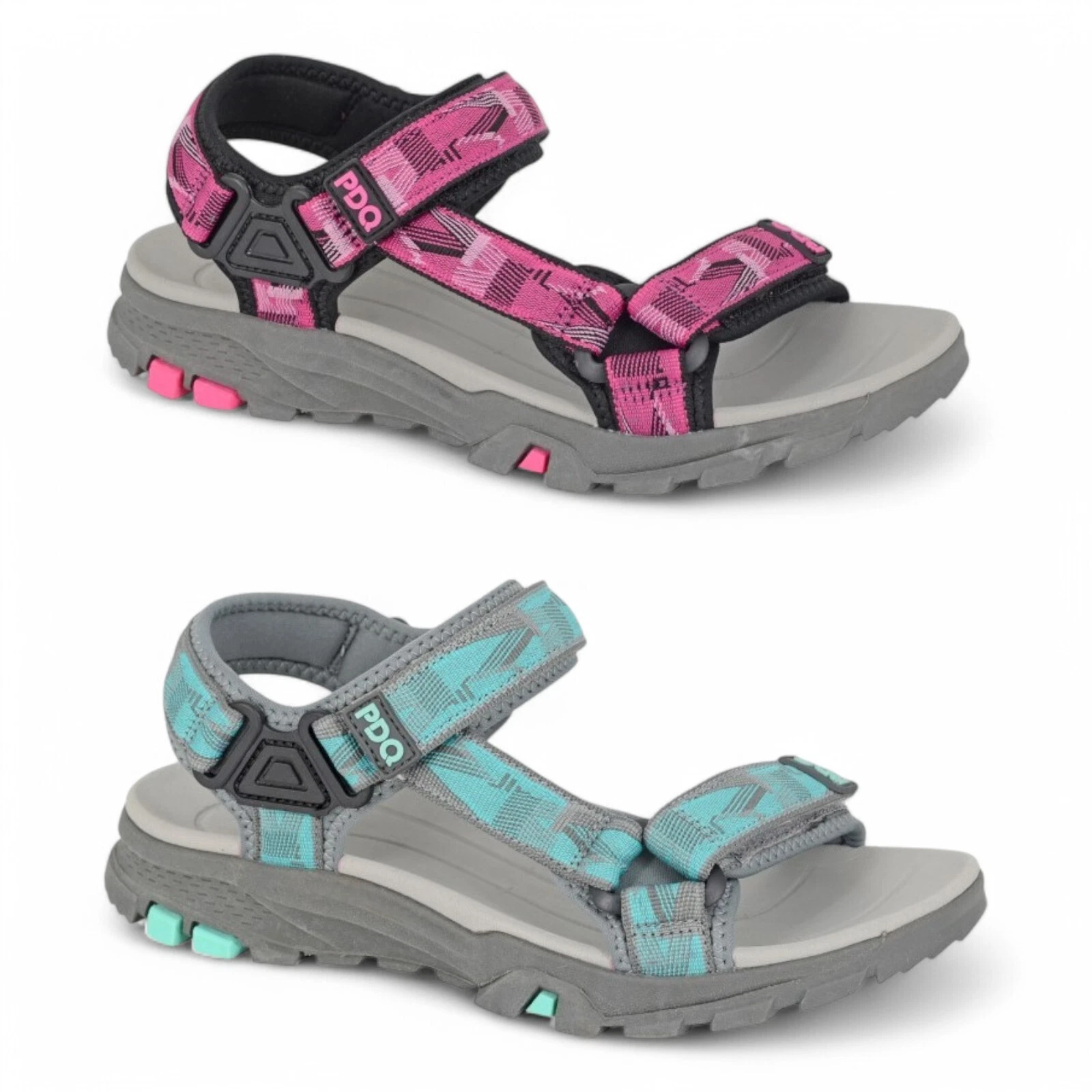 PDQ Ladies Walking Sports Double Sandals Trail Summer Holiday Beach Shoes Size
Opens in a new window