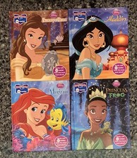 Story Reader "Me Reader" Lot Of 4 Disney Princess Hardcover Books
