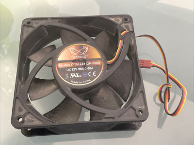 Ultra Kaze Scythe Schwerlast 120mm Computer 3000rpm12v3-pin 4-pin Mining Rig