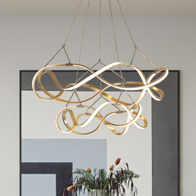 Modern LED Chandelier Dining Room Ceiling Light Acrylic Pendant Lamp  Fixture led