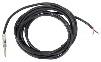 Rockville RTSBW15 15 Foot 1/4'' TS to Bare Wire Speaker Cable,16 AWG,100% Copper