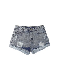 Shein Women Blue Denim Shorts M | eBay
