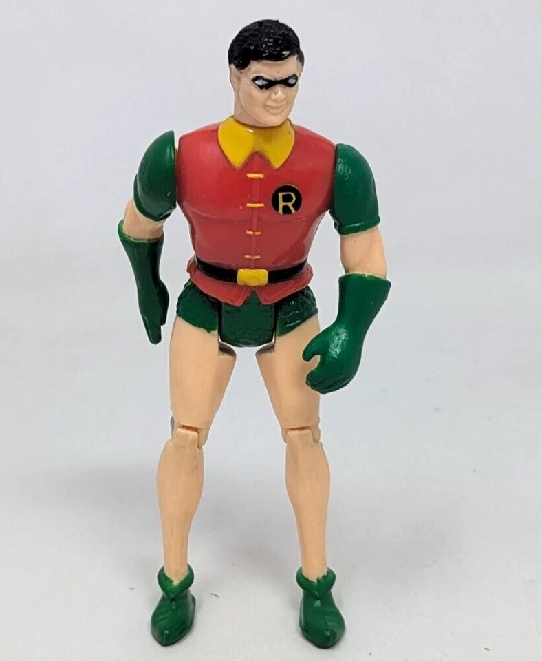 Figura de acción de colección 1989 Toybiz DC Comics Super Heroes Batman Robin juguete JM24 Foto 2 de 4