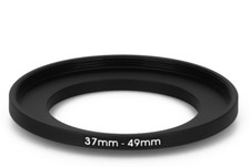 37mm - 49mm Filter Adapter Step-Up Adapter
