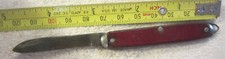 1 blade Prov Cut co red scales pocket knife,Providence R.I USA VTG