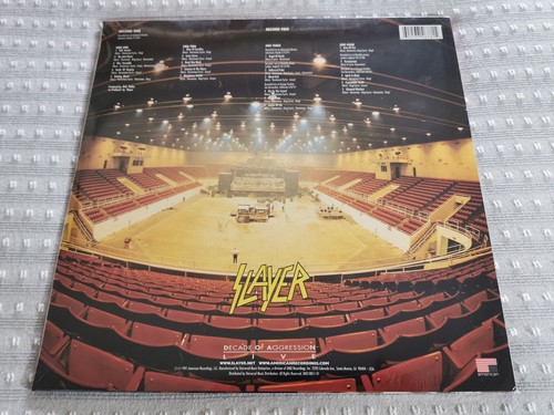 SLAYER Decade of Agression LTD CLEAR Vinyl NUCLEAR BLAST #071/666 - Picture 2 of 2