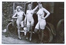 103*Vintage Pin Up Girls photo black - white