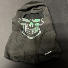 SGODDE Skull Black Full Face Neck Balaclava Large