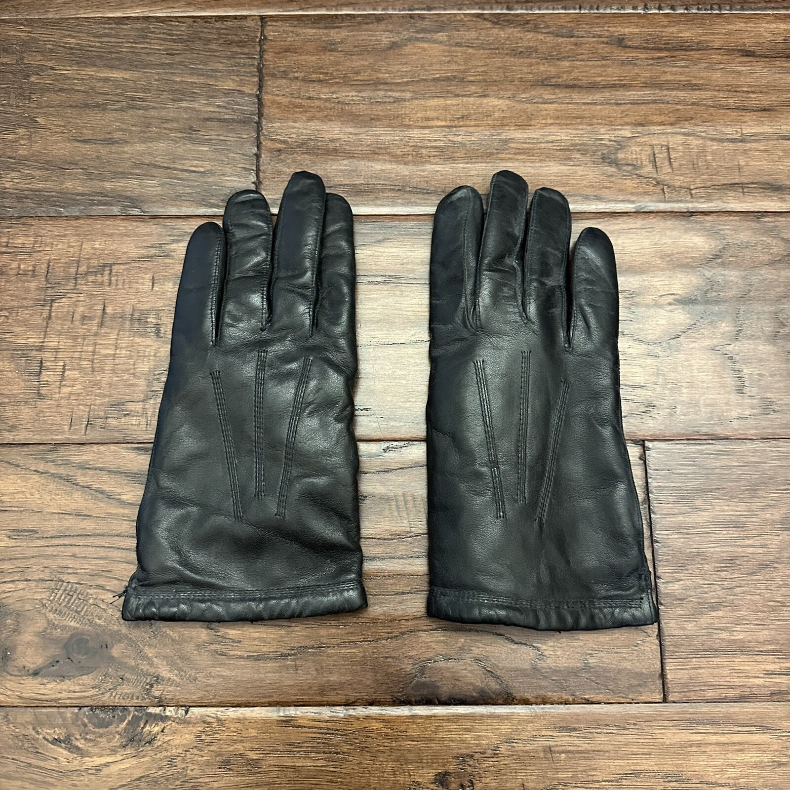 Christian Dior Black Leather Gloves eBay
