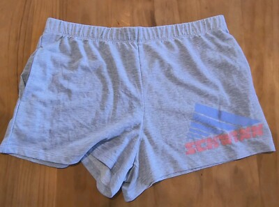 SCHWINN~Grayson Threads XXL gray Plus pull on elastic waist thin knit shorts 