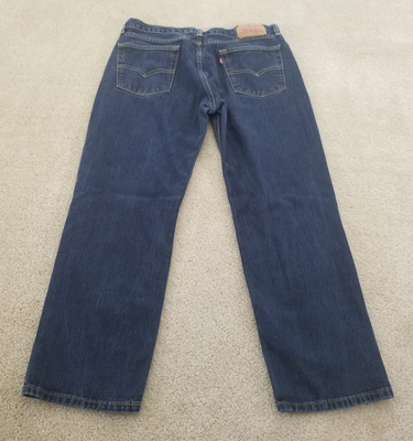 Levi's Jeans Mens 36X30 Blue Denim 514 Straight Leg All