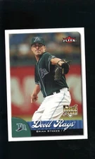 2007 FLEER BASEBALL CARD BRIAN STOKES #364 NM-MT RC DEVIL RAYS