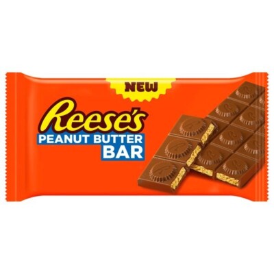 16 x Reese's  Peanut Butter Bar a 90 g Tafeln Vollmilch