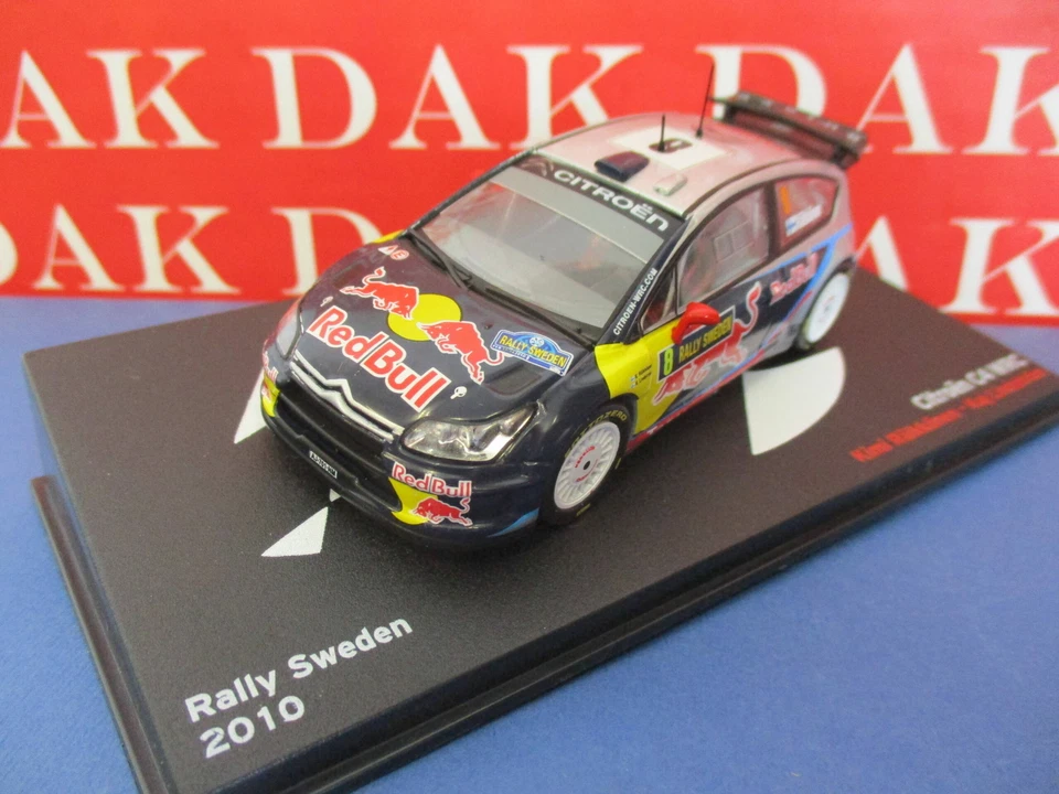 Die cast 1/43 Modellino Auto Citroen C4 WRC Rally Svezia 2010 K. Raikkonen - Immagine 2 di 4