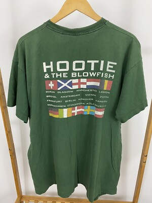 RARE VTG Hootie & The Blowfish 90s European Tour Single Stitch