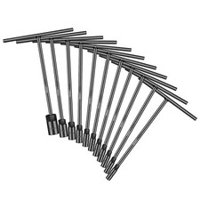 T-handle Metric Socket Wrench Set 6-point 6-19mm 11 Pcs Chrome Vanadium Steel T-handle Metric Socket Wrench Set 6-point 6-19mm 11 Pcs Chrome Vanadium Steel