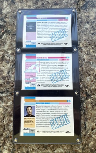 Star Trek: The Next Generation Cards - (3) In Frame - Picture 2 of 8