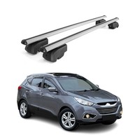 DachträGer GepäCkträGer FüR Hyundai IX35 2010-2015 GrunträGer ABE Alu Grau