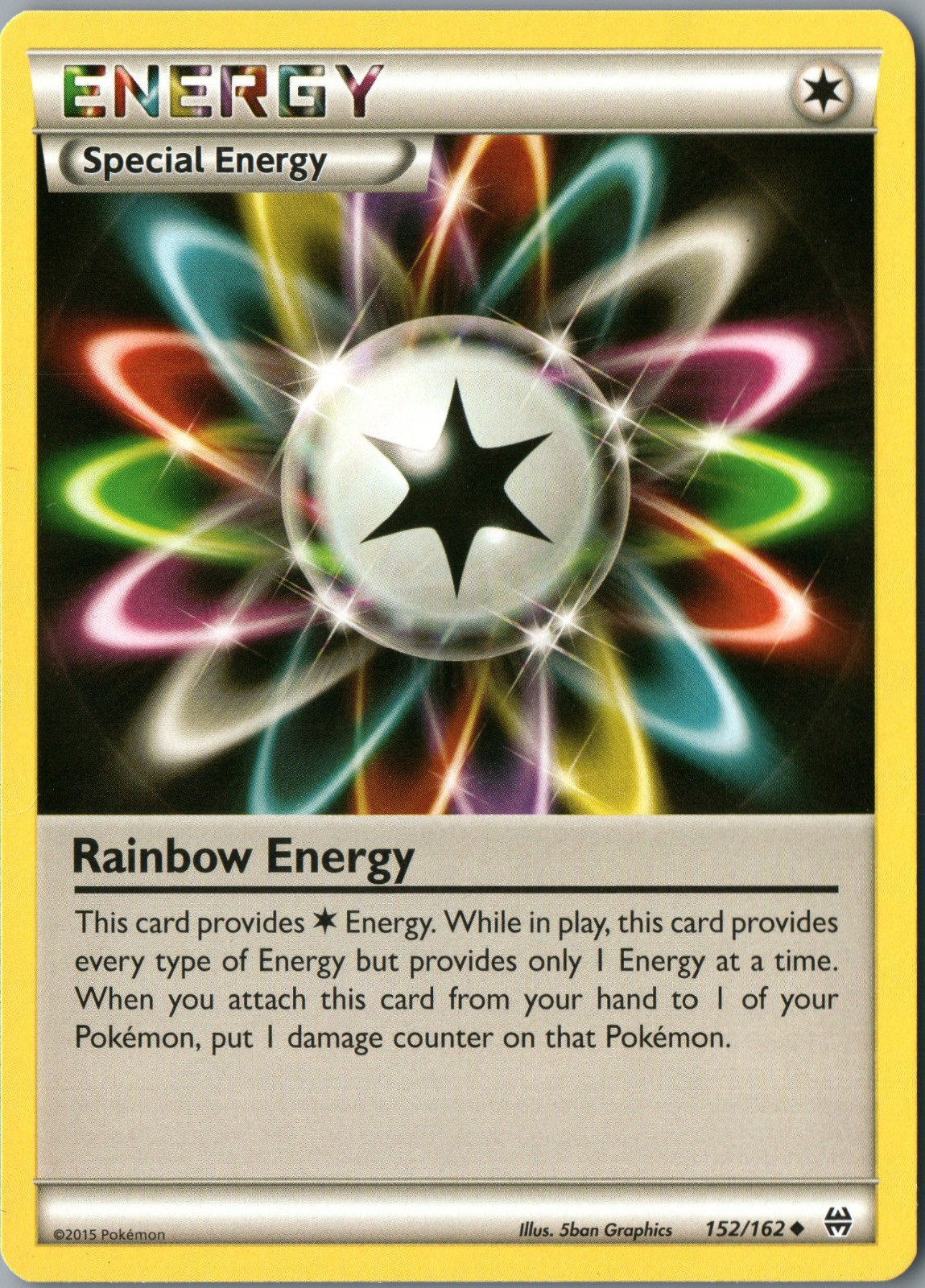 Rainbow Energy Uncommon XY - BREAKthrough 152/162 NM - Pokemon