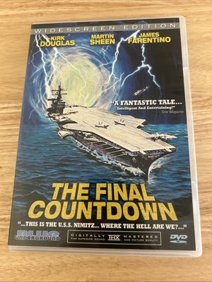 The Final Countdown (DVD, 2004) Widescreen Kirk Douglas Martin Sheen Sci-Fi Cult