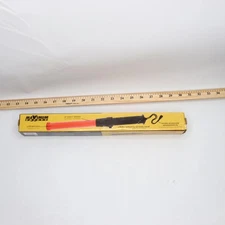 Maximum Safety Light Baton w/ 3-Light Modes & Clip Plastic Orange/Black 16" x 1"