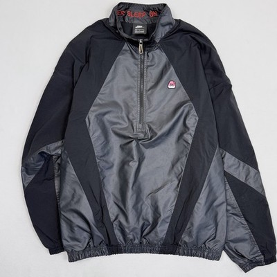 Nike Skepta Track Jacket Mens L Never Sleep On Tour 1/4 Zip Windbreaker Black