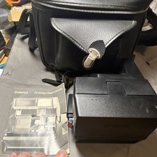 Polaroid OneStep Flash Vintage Instant Camera Black with Case