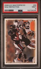 2008 UPPER DECK MASTERPIECES PREVIEW #MPP7 WALTER PAYTON HOF PSA 9