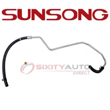 Sunsong Cooler To Reservoir Power Steering Return Line Hose for 2001-2003 qe