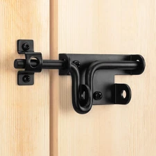 Slide Bolt Gate Latch Heavy Duty for Wooden Fence, Sliding Bolt Gate Latch Door 