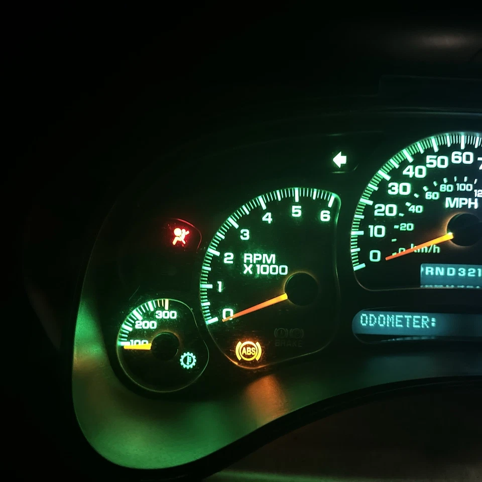 03-06 Chevy GMC Silverado Yukon Sierra Velocímetro Cluster Trans Temp OEM PROBADO Foto 3 de 4