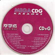 MEGA HITS Karaoke CDG 24 - 14 POP Songs