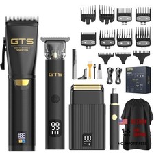 GTS Hair Clippers for Men Professional, Beard Trimmer Kits Sets, 4 in 1
