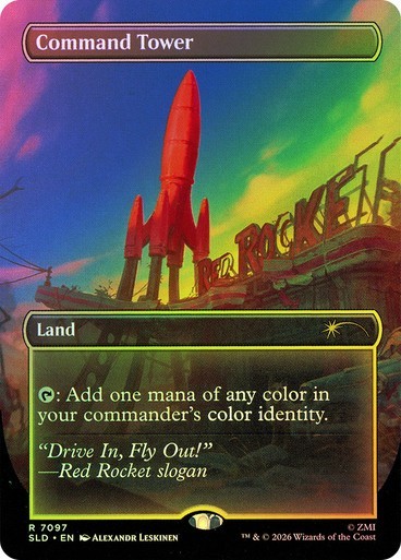 Command Tower (7097) Fallout Foil MTG Magic The Gathering | eBay