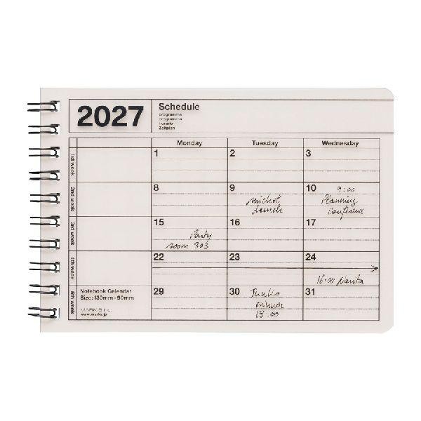 MARK'S 2027 Notebook Calendar XS // Ivory MARK'S Inc. - Bild 2