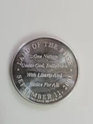 September 11, 2001 Commemorative Silver Round 1 Troy Oz .999 Fine