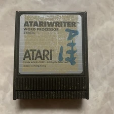 Atari 400 800 XL XE Computer Cartridge AtariWriter - Word Processor Working