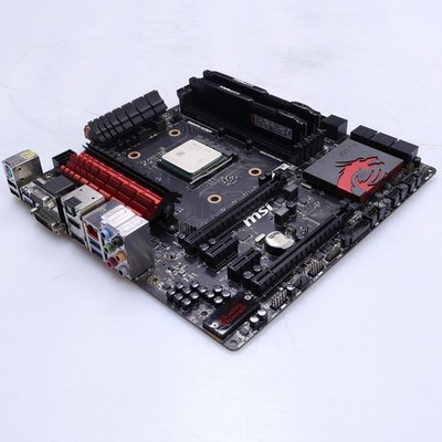 MSI A88XM Micro-ATX AMD Athlon X4 760K Quad 8GB DDR3 Motherboard w/ IO Shield