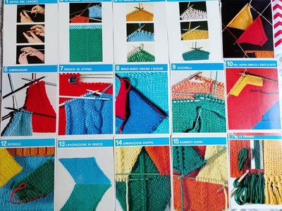 44 Karten mit Anleitung auf der Rückseite zum Stricken - SCHMUCK
