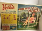 Vintage Miss Barbie Fashion Doll Boxed Playset Wigs Swing 1963 Mattel Doll 1958