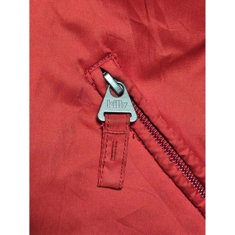 Chaqueta cortavientos Killy Technical Equipment roja con cremallera para hombre XL esquí snowboard Foto 3 de 4