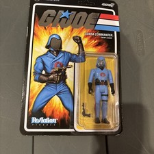 Cobra Commander Enemy Leader Action Figure Foil Card Super7 ReAction 2021 3.75