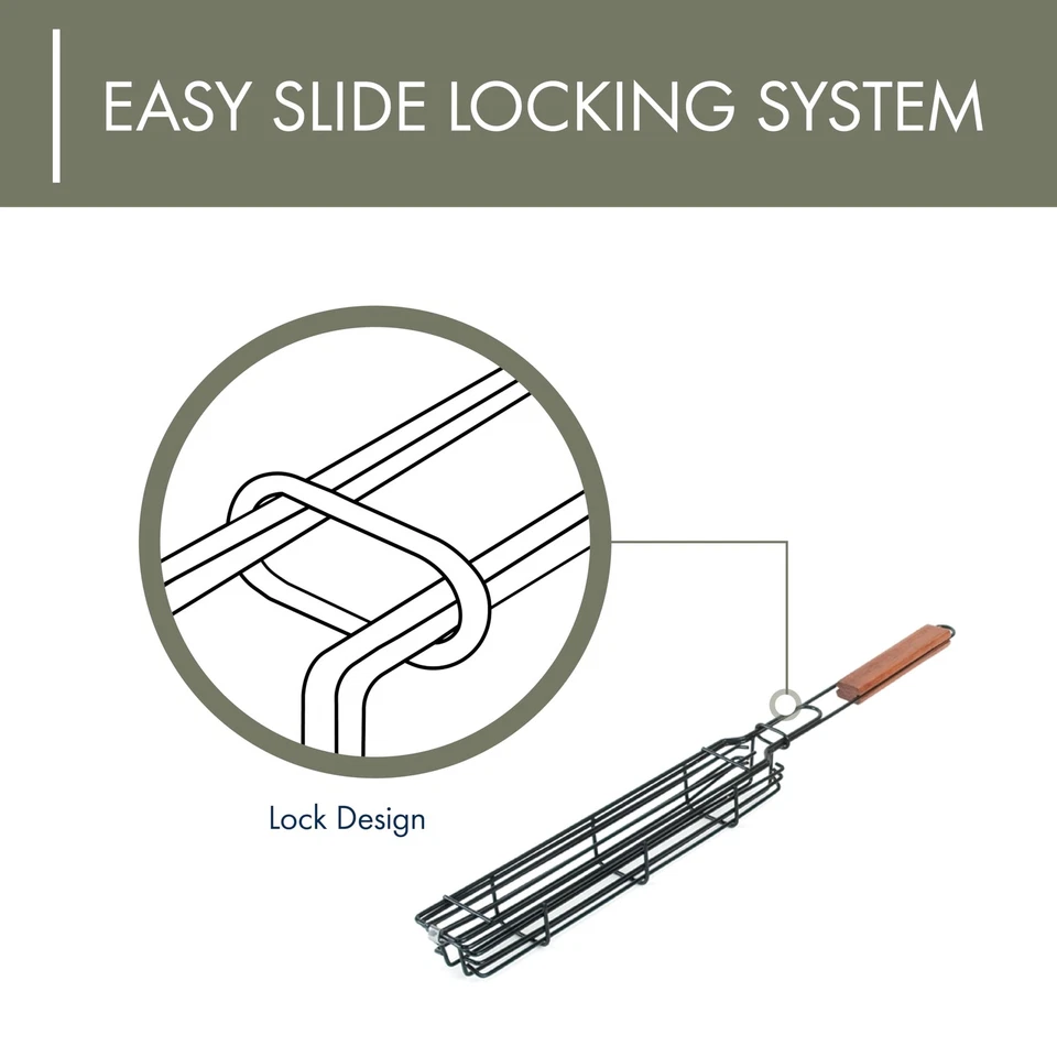 Nonstick Kabob Grilling Baskets, Set of 4 - Image 2 of 3