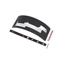 Turbo Action Shifter Gate Plate C4 C6 Reverse Pattern Black Powder Coat Steel