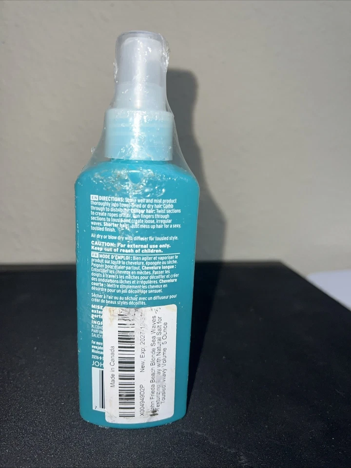 Spray de sal marina John Frieda Beach Blonde Sea Waves, 5 oz/150 ml  Foto 2 de 2