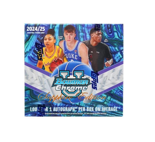 2024-25 Bowman University Chrome Basketball Sapphire Edition Box