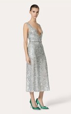Valentino Embroidered Organza Cocktail Evening Dress - BNWT