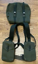 Vintage Swedish 304 Webbing System Harness Field Belt Pack Utility Gear Green